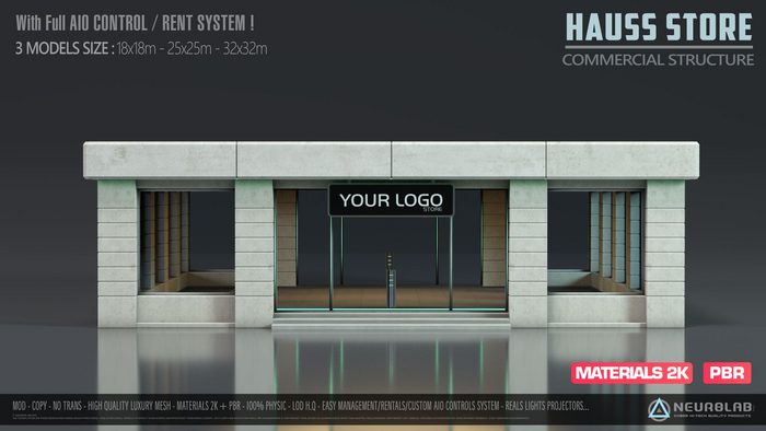 Advanced Building Technology Inc Second Life Marketplace - HAUSS-STORE (Full AIO System + PBR) [Neurolab ...